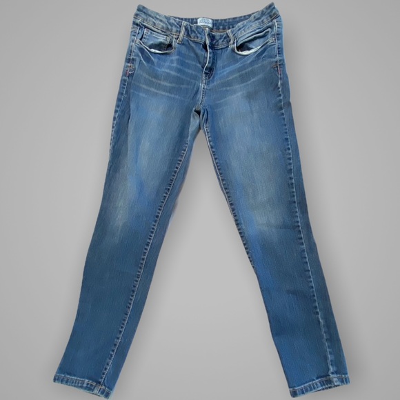 Aeropostale low-rise jeggings jeans low mid Sz 13/14 - Picture 6 of 13